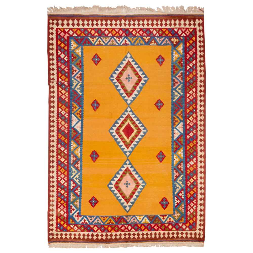 Main image of 波斯羊毛基里姆地毯 手工编织于法尔斯 传统 Arman