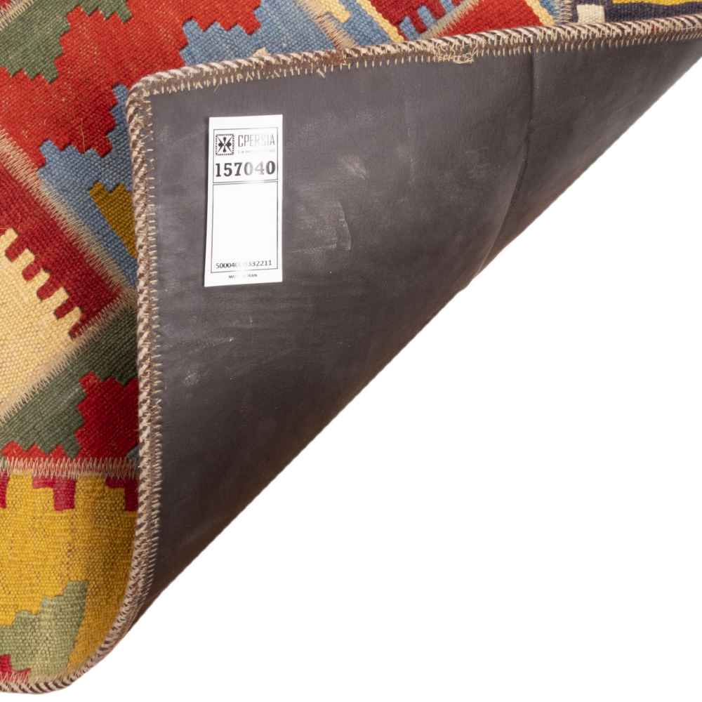 波斯羊毛基里姆地毯 手工编织于法尔斯 传统 Ata