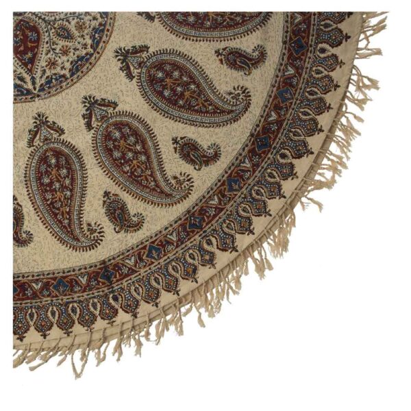 伊朗桌布：伊斯法罕传统卡拉姆卡里木版印花 – Hasti 款