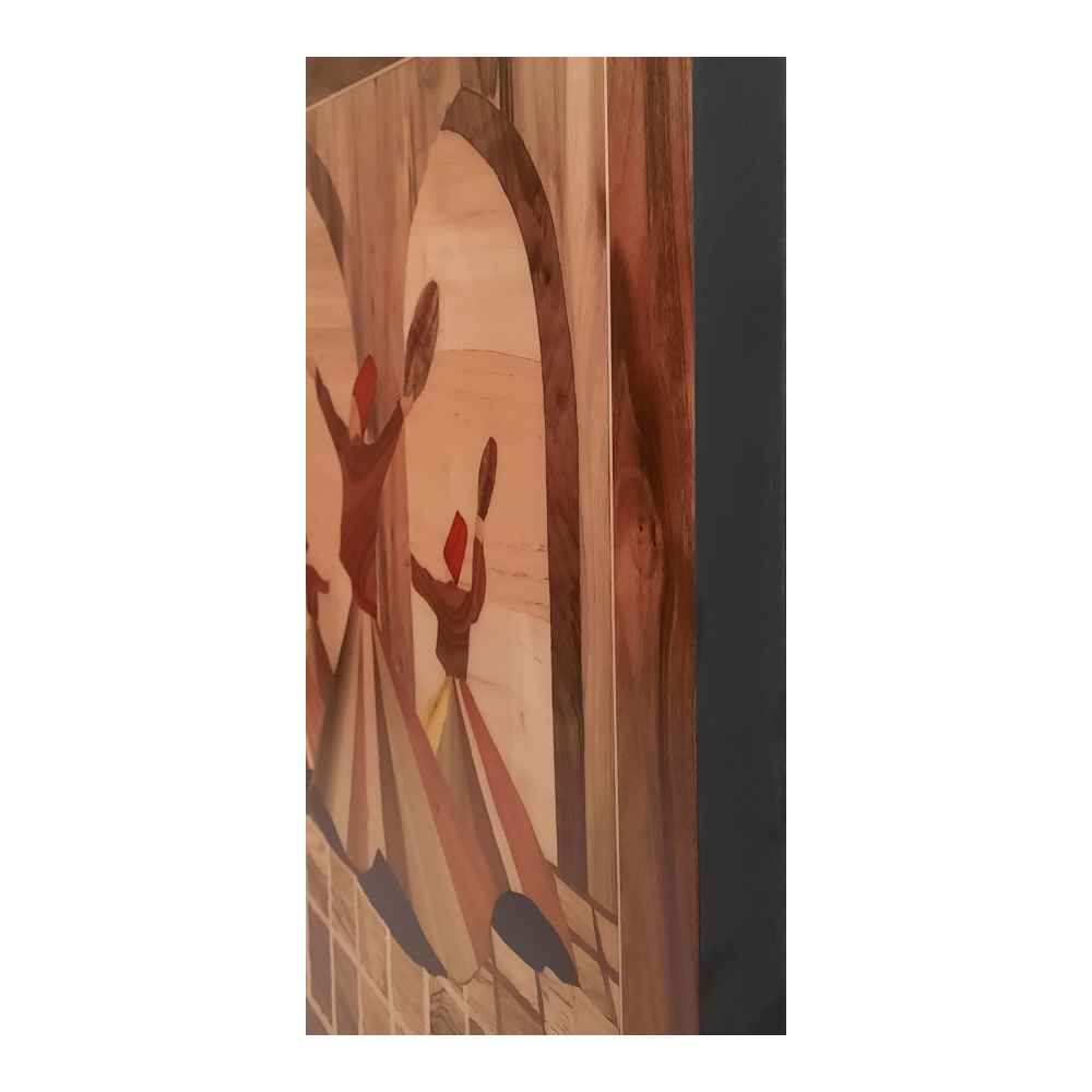 镶嵌木镶嵌艺术 – Sama Dancing