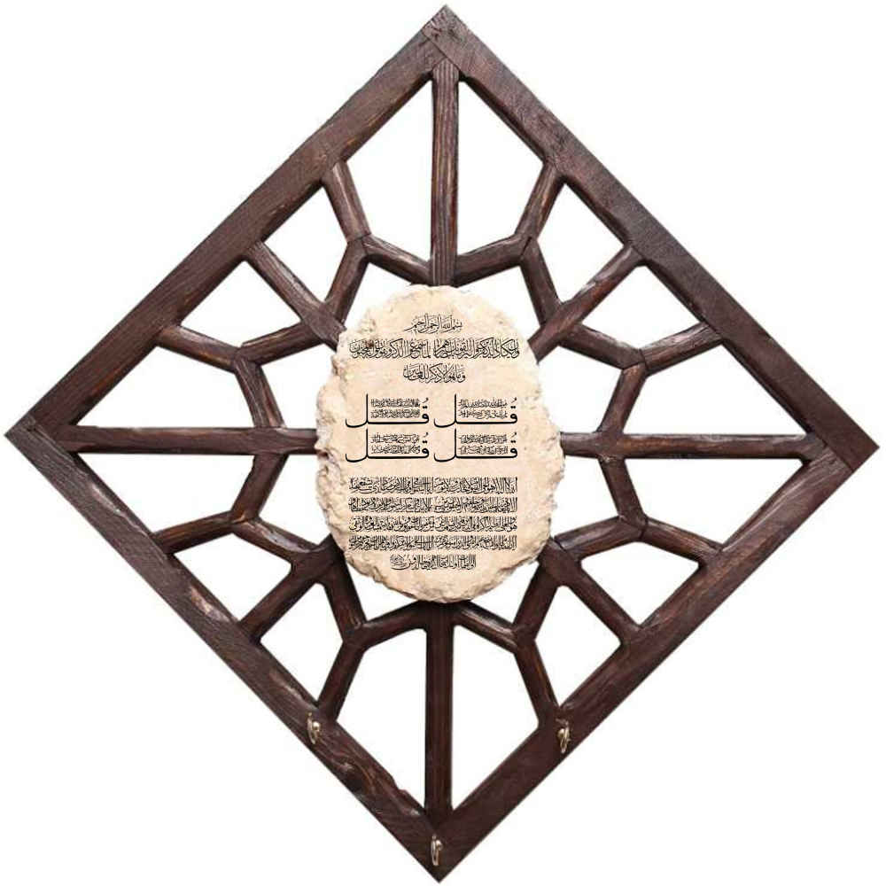 Main image of 伊斯兰墙上钥匙挂架 —— 设计为《四诵》