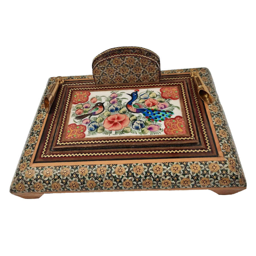 Main image of Asma 设计 – 传统波斯 Khatamkari 桌面笔筒