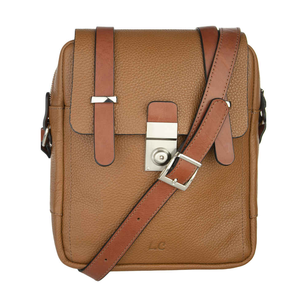 Main image of 奢华手工皮革斜挎包 – Adin 款