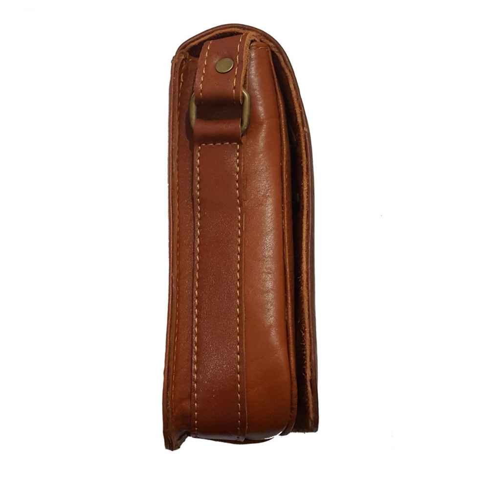 奢华手工皮革斜挎包 – Ahoora 款