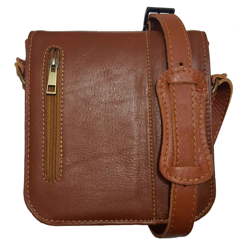 Main image of 奢华手工皮革斜挎包 – Ahoora 款