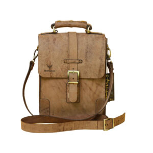 奢华皮革邮差单肩包 – 手工款 Barad