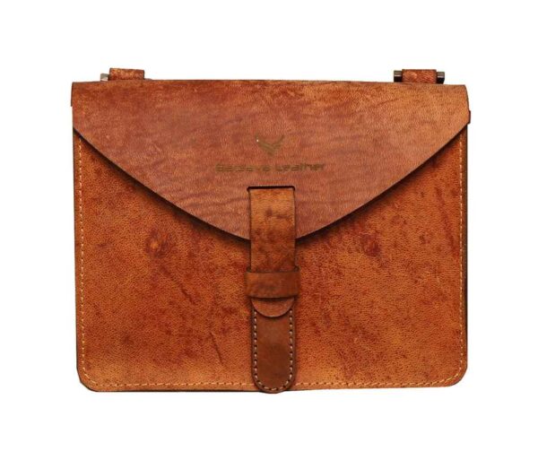 奢华手工皮革斜挎包 – Hosna 款