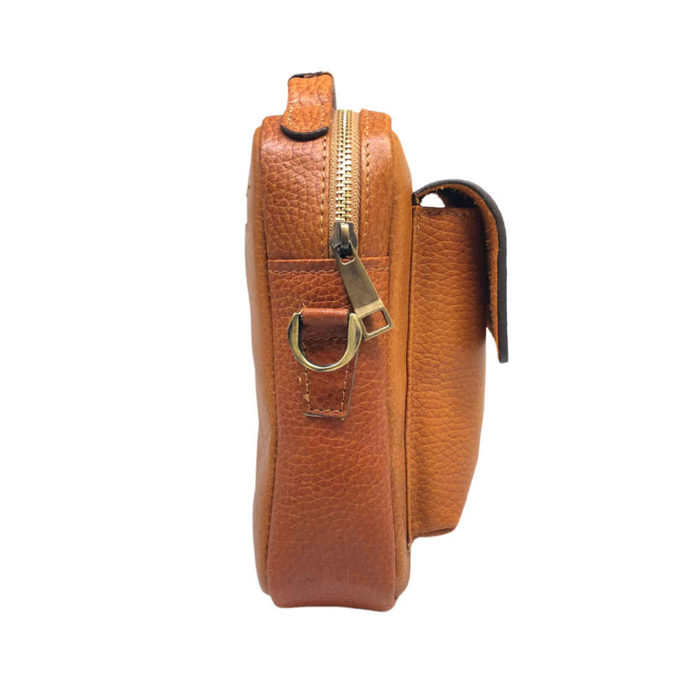 奢华皮革邮差单肩包 – 手工款 Rana