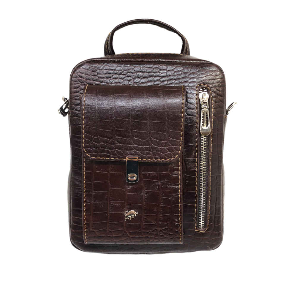 Main image of 奢华皮革邮差单肩包 – 手工款 Raya