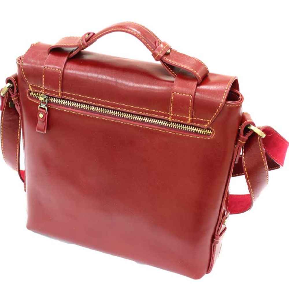 奢华皮革邮差单肩包 – 手工款 Rozhe