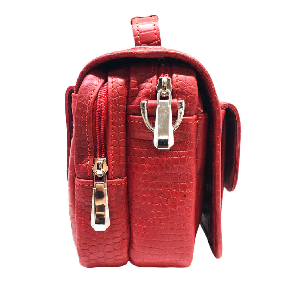 奢华皮革邮差单肩包 – 手工款 Sorkh