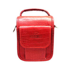 奢华皮革邮差单肩包 – 手工款 Sorkh