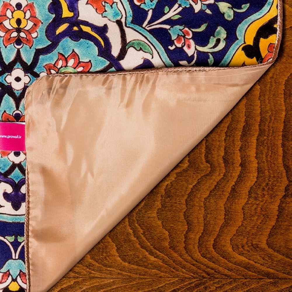 波斯典雅蓝色丝绒桌旗 —— Sayeh 款