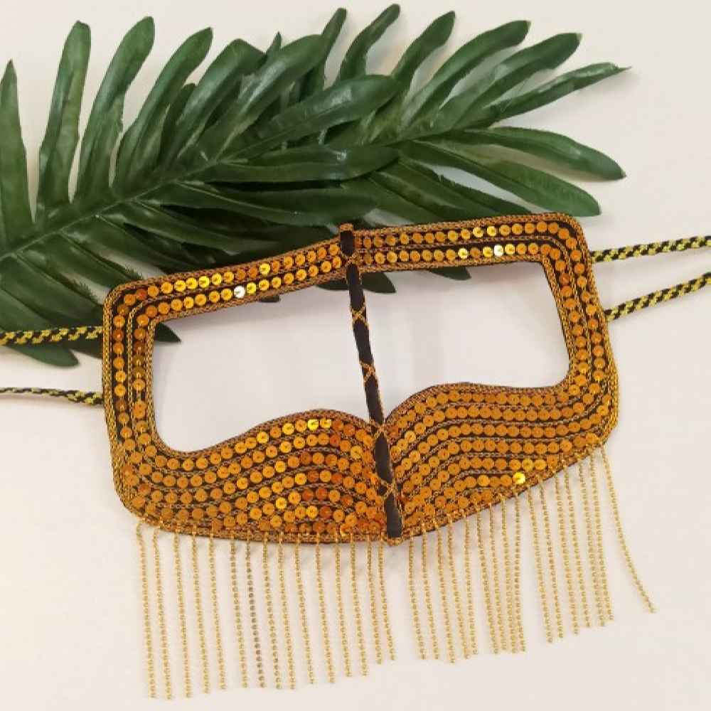 手工 Battoulah 面具 – 波斯湾布尔卡 Poolak 款