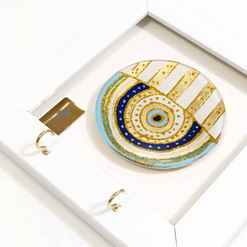 装饰性墙上钥匙挂架 —— Cheshm Nazar（护身恶眼）设计 N24 款