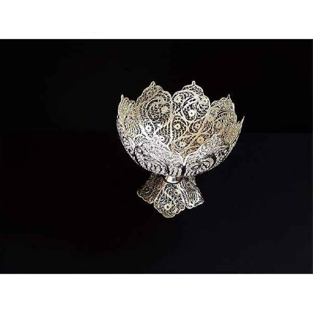 波斯金丝细工装饰碗 – Tida 15 优雅工艺