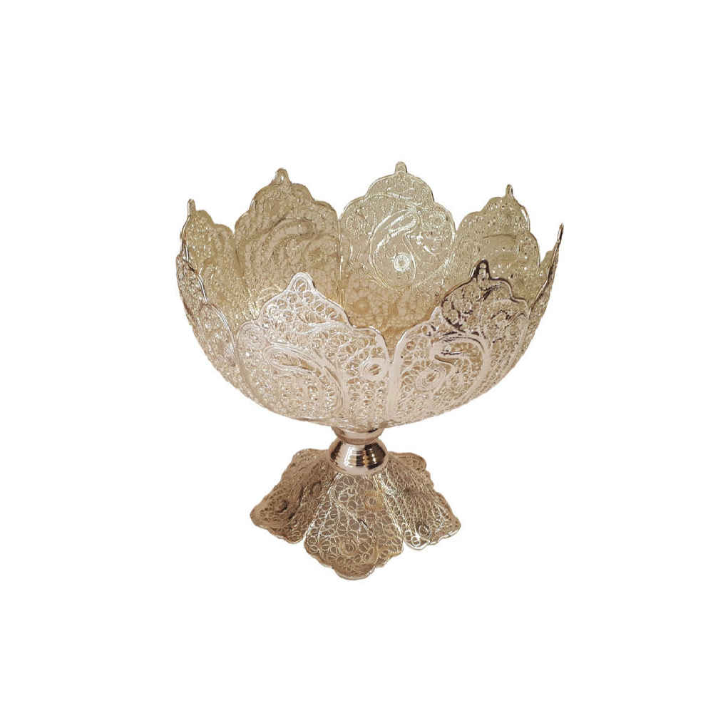 Main image of 波斯金丝细工装饰碗 – Tida 15 优雅工艺