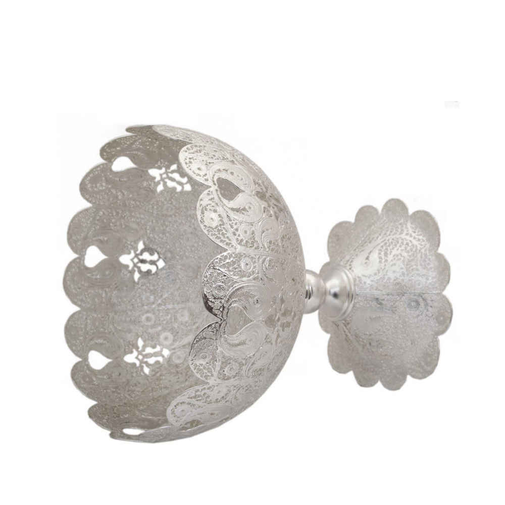 波斯金丝细工装饰碗 – 精美 Behnaz 手工艺