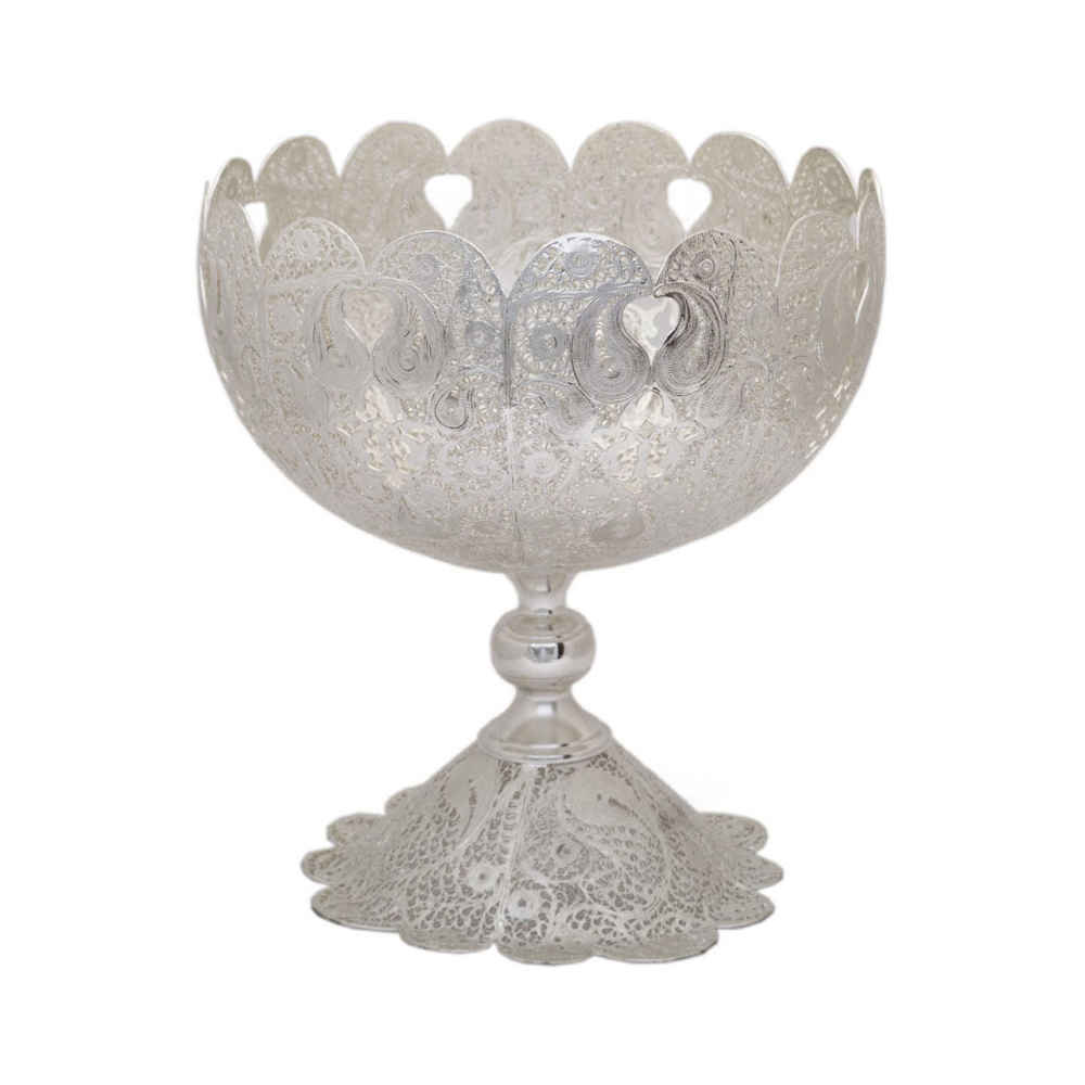 Main image of 波斯金丝细工装饰碗 – 精美 Behnaz 手工艺