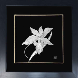 镶框金丝细工艺 – 艺术 Liliom 款