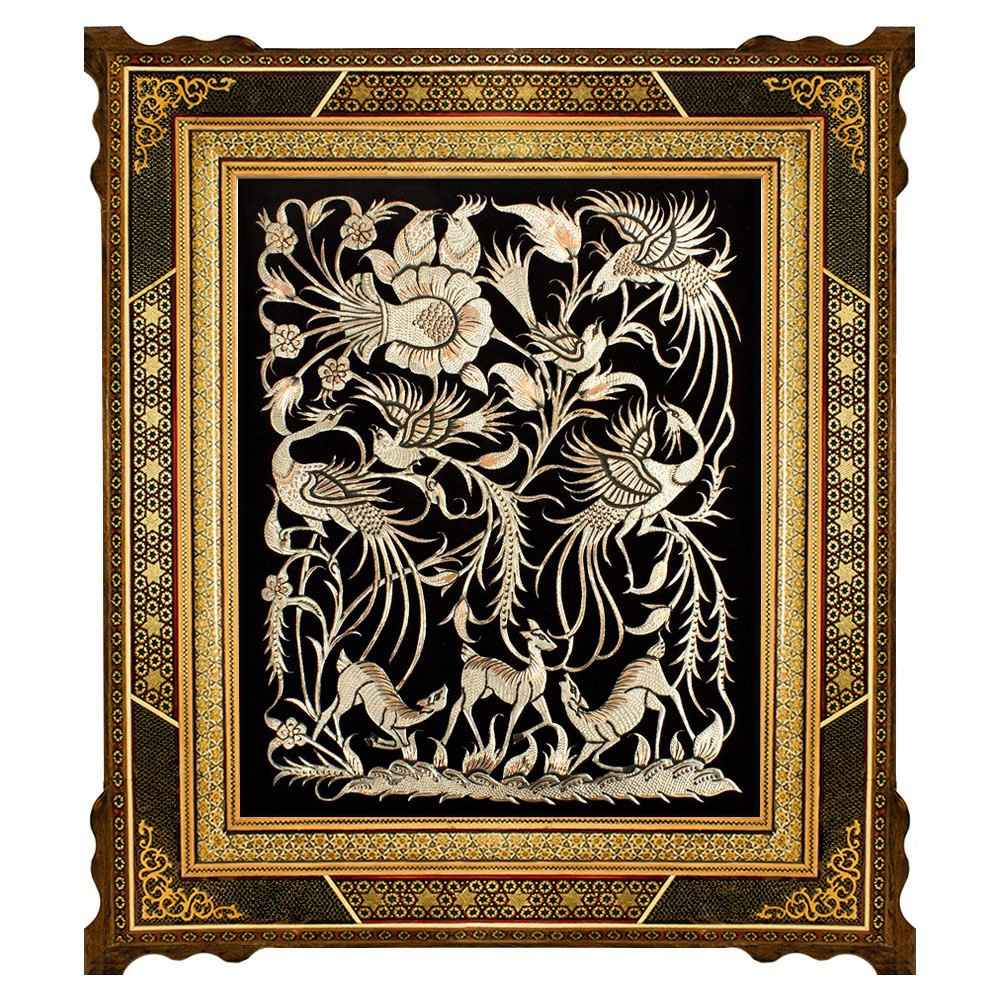 Main image of 手工镶框波斯雕刻铜艺 Gooya – 传统墙饰