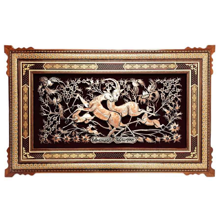 Main image of 手工镶框波斯雕刻铜艺 Nature – 传统墙饰