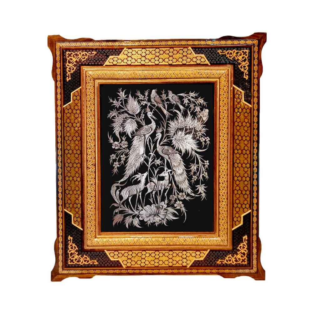 Main image of 手工镶框波斯雕刻铜艺 Zoha – 传统墙饰