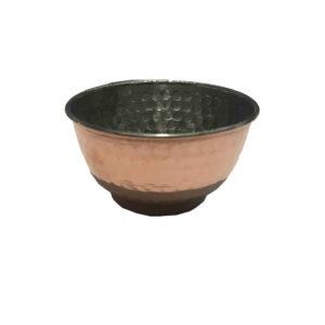 传统锤纹铜餐具碗 – Arya