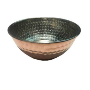 传统锤纹铜餐具碗 – Yeganeh