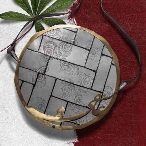 奢华手工皮革斜挎单肩包 – Love 款