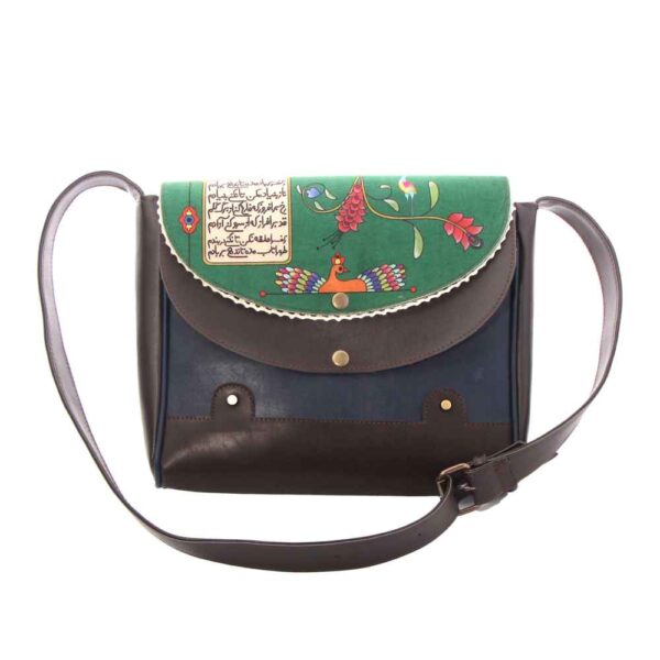 手工皮革斜挎单肩包 – 波斯 Zolf 款