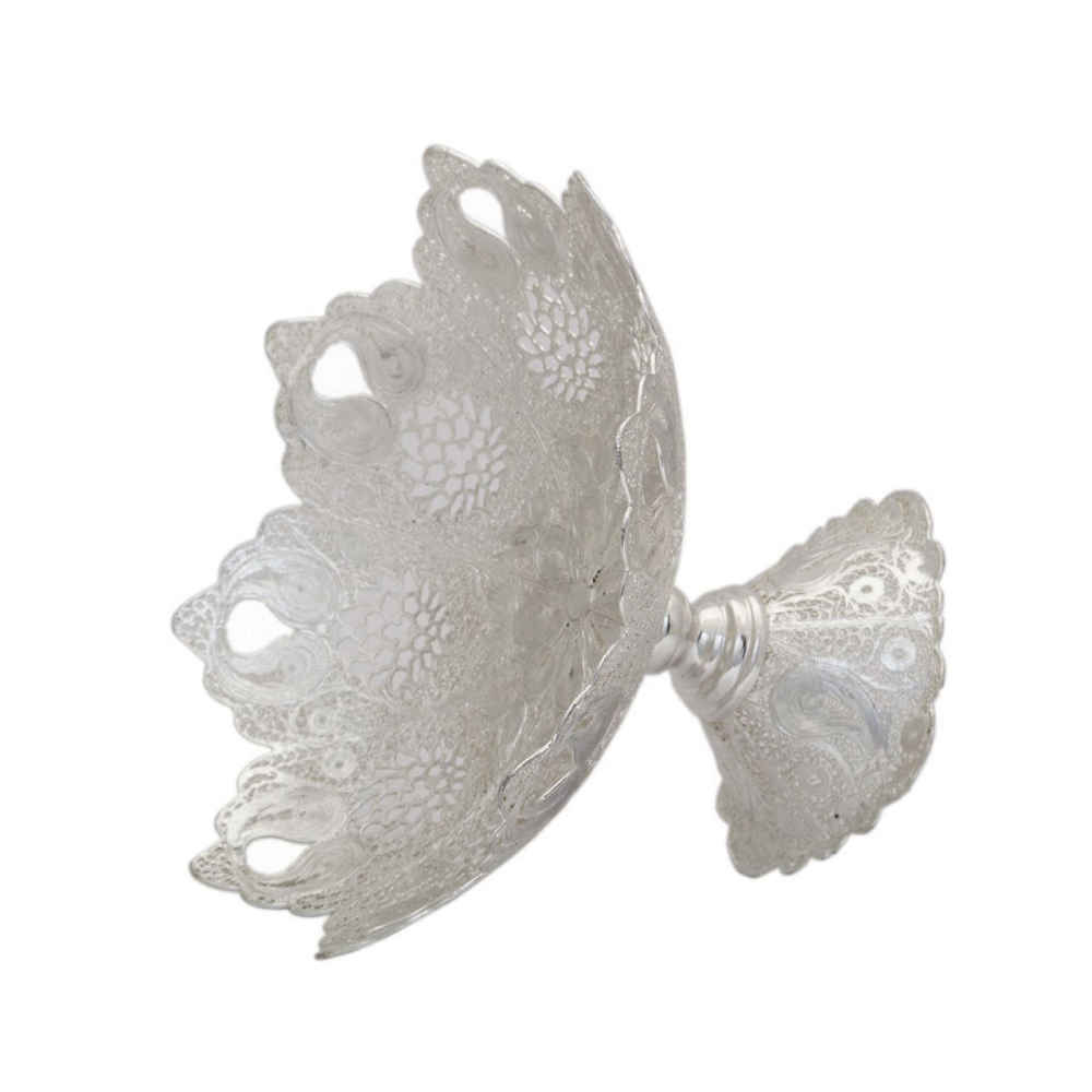 波斯金丝细工装饰碗 – Paria 马利勒工艺银果碗