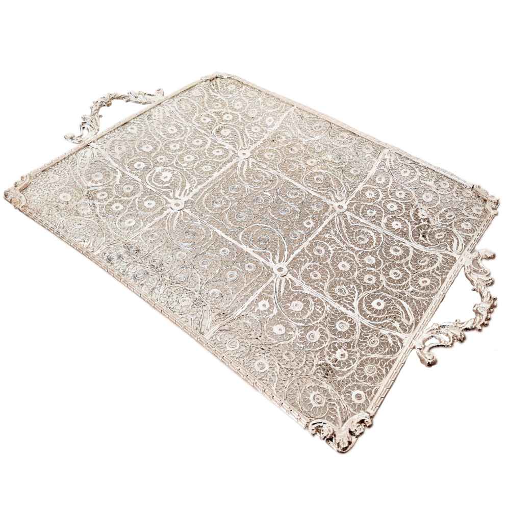 Main image of 波斯马利勒工艺银托盘 Javid 款