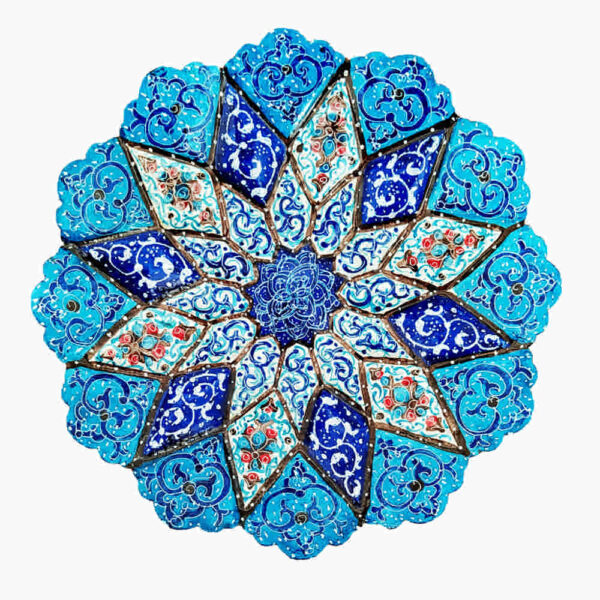 装饰铜盘 手绘波斯掐丝珐琅 Abtin