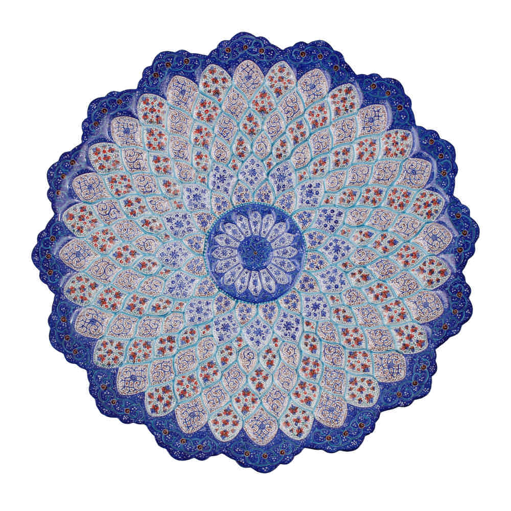 Main image of 装饰铜盘 手绘波斯掐丝珐琅 Azar