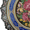 Thumbnail 2: 装饰铜盘 手绘波斯掐丝珐琅 花卉图案