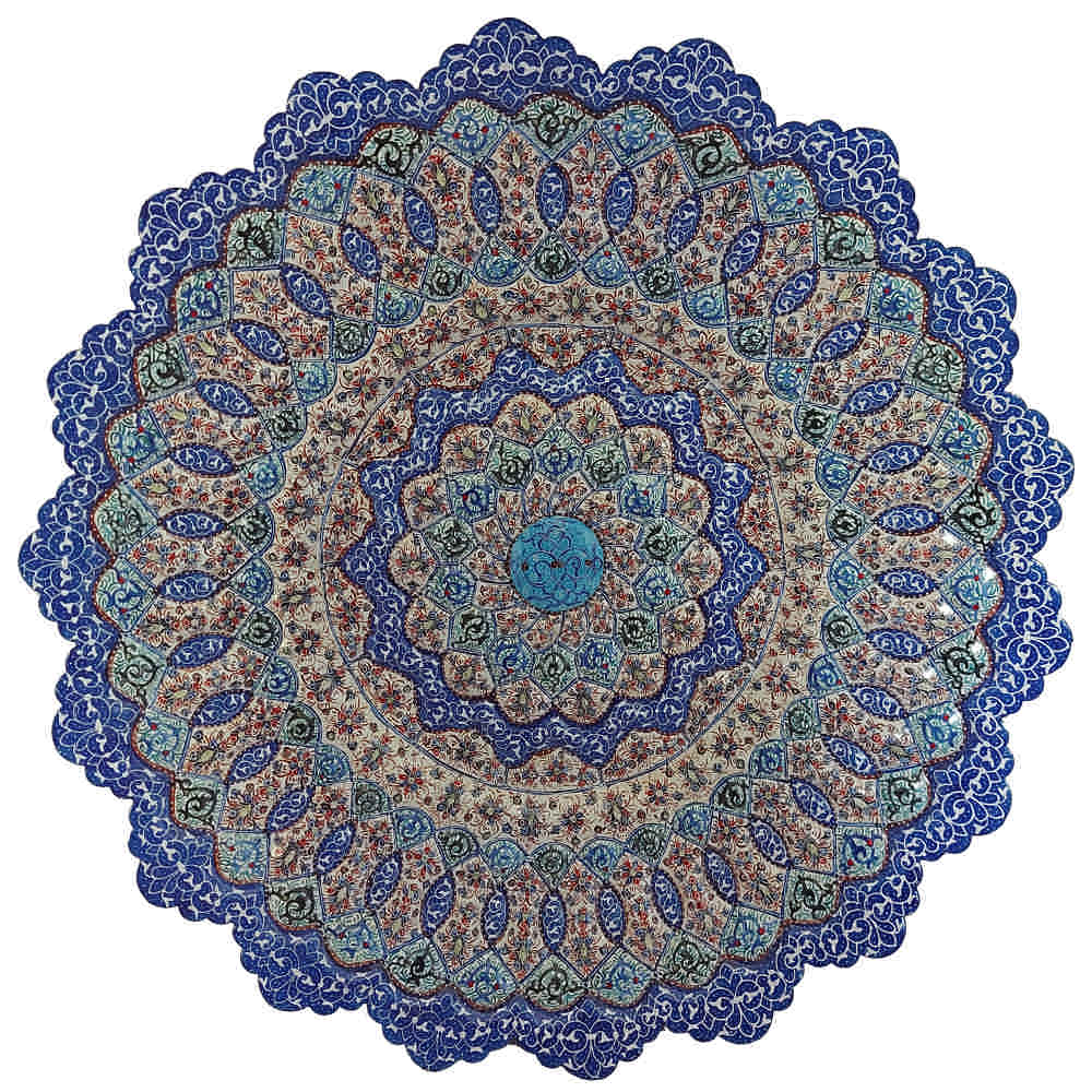 Main image of 装饰铜盘 手绘波斯掐丝珐琅 Azad