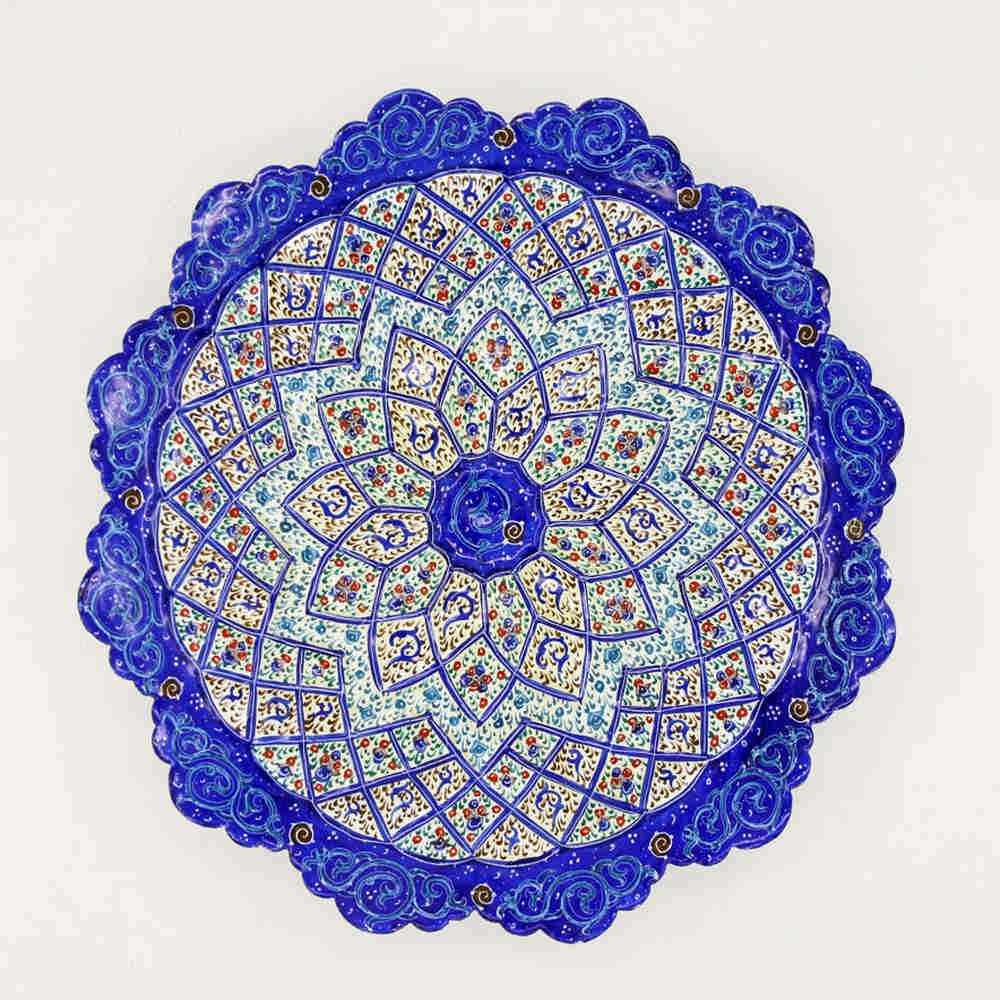 Main image of 装饰铜盘 手绘波斯掐丝珐琅 Azarakhsh