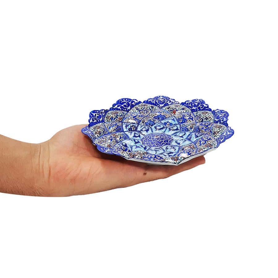 装饰铜盘 手绘波斯掐丝珐琅 Bardia