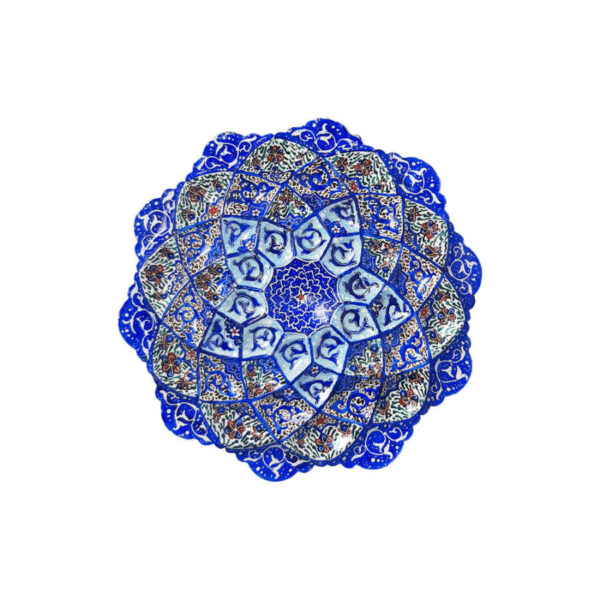 装饰铜盘 手绘波斯掐丝珐琅 Bardia