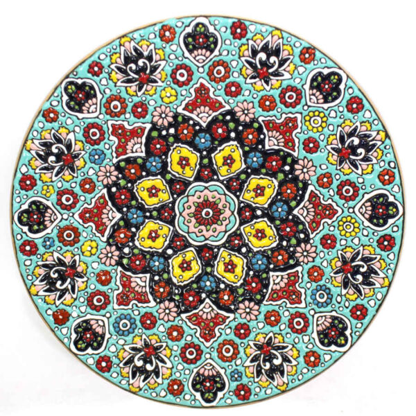 装饰陶瓷盘 手绘波斯掐丝珐琅 Negar