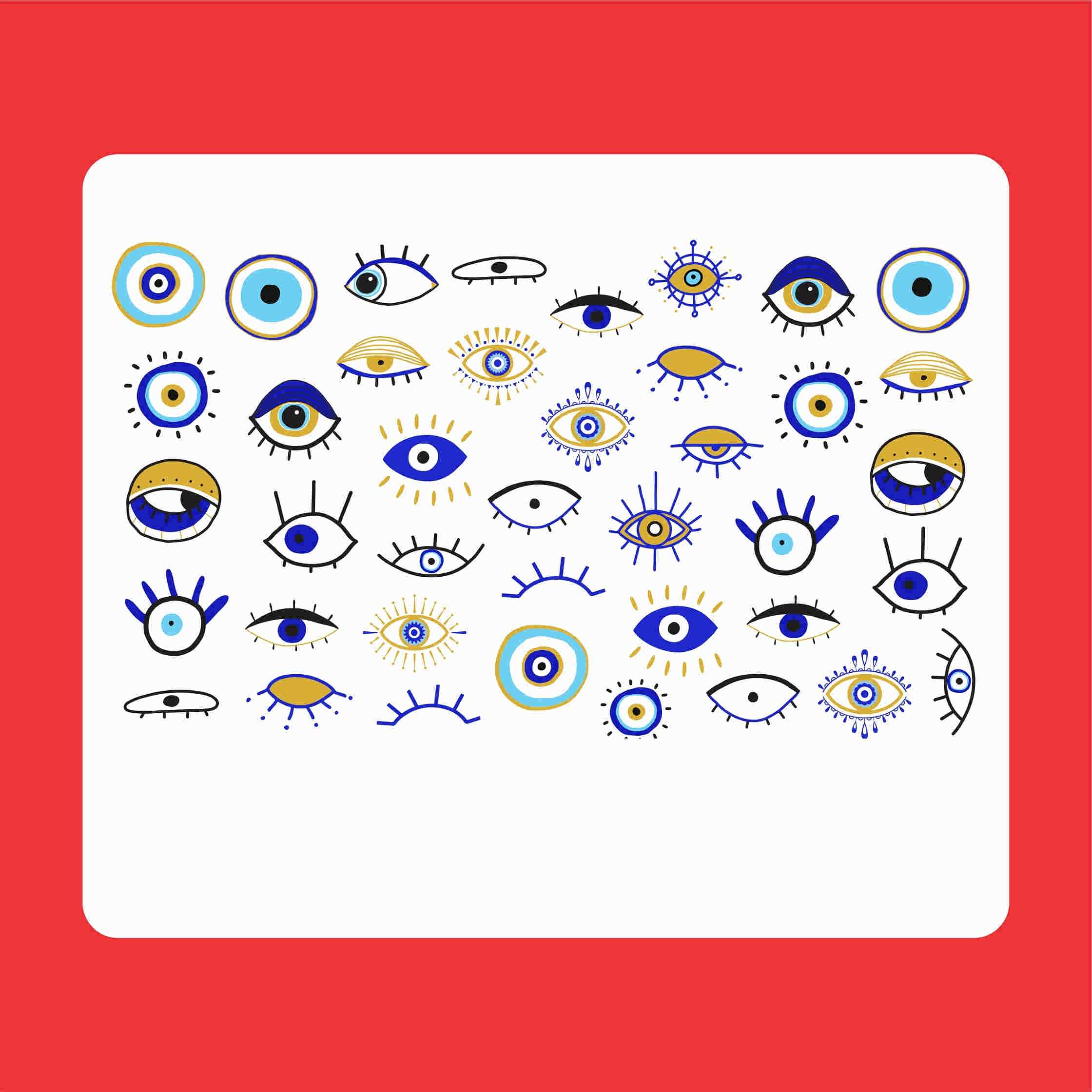 Main image of 邪眼指甲贴 – Cheshm Nazar 设计