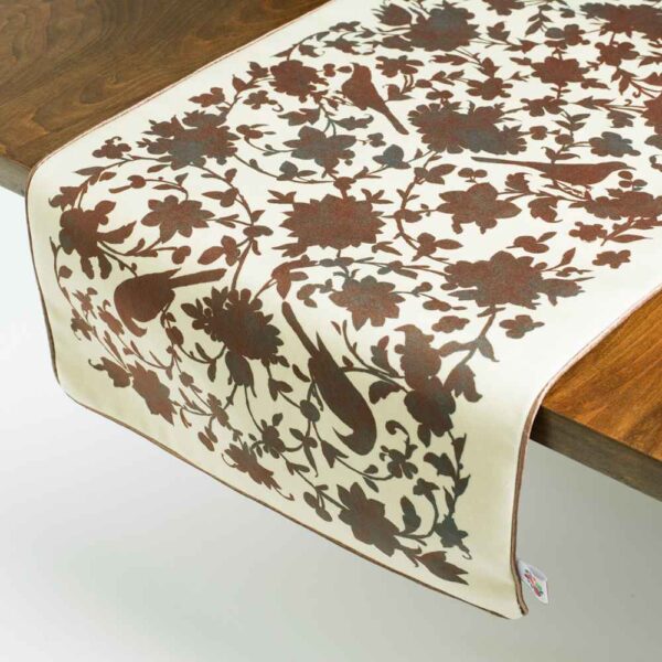 波斯典雅米色丝绒桌旗 —— Tiara 款