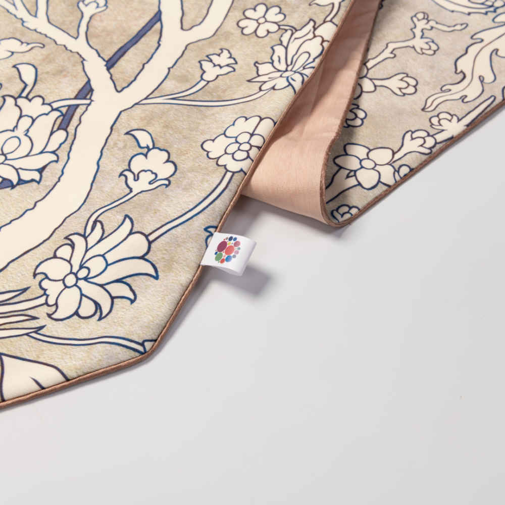 波斯典雅白色丝绒桌旗 —— Sima 款