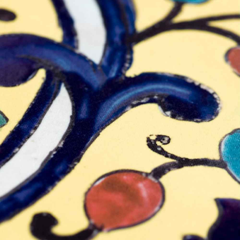 波斯典雅黄色丝绒桌旗 —— Rahil 款