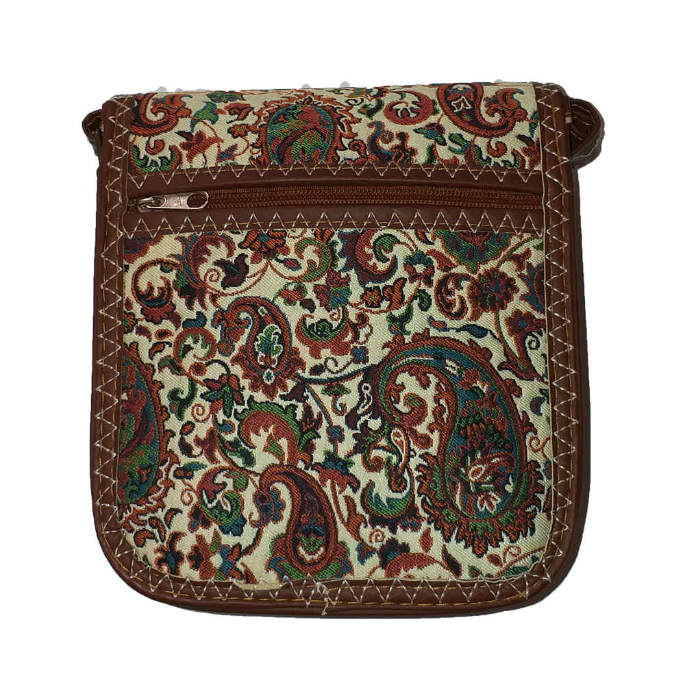 波斯 Termeh 斜挎单肩包，波西米亚设计 – Donya 款
