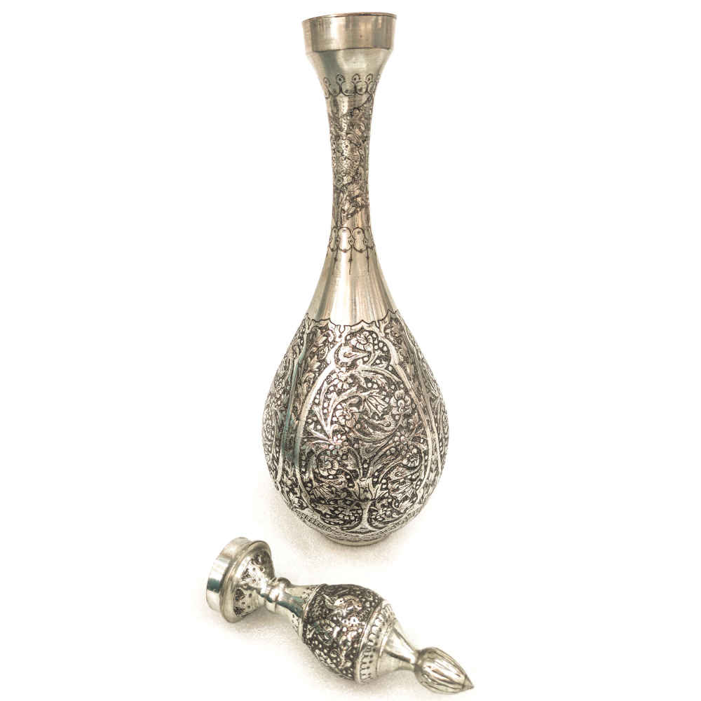 装饰铜瓶 – 手工波斯雕刻 Silvana（2件装）