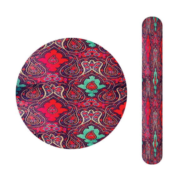 金属指甲锉与化妆镜套装，波斯风格 Sorkhabi 图案