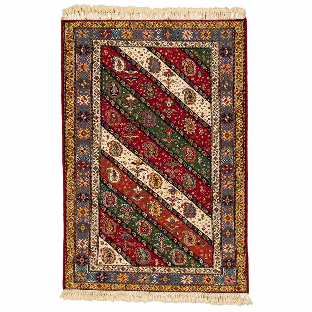 Main image of 波斯羊毛基里姆地毯 手工编织于锡尔詹 传统 Nava