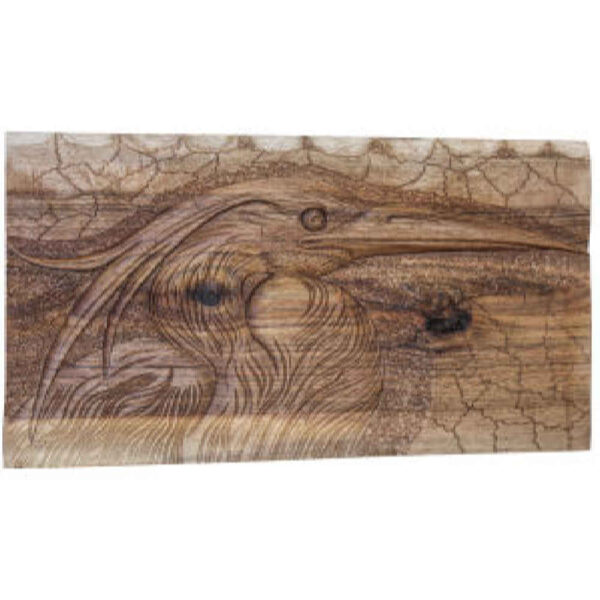 木雕壁饰 鹈鹕款